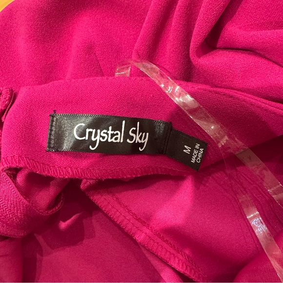 Fuchsia Romper with pockets - Picture 5 of 5